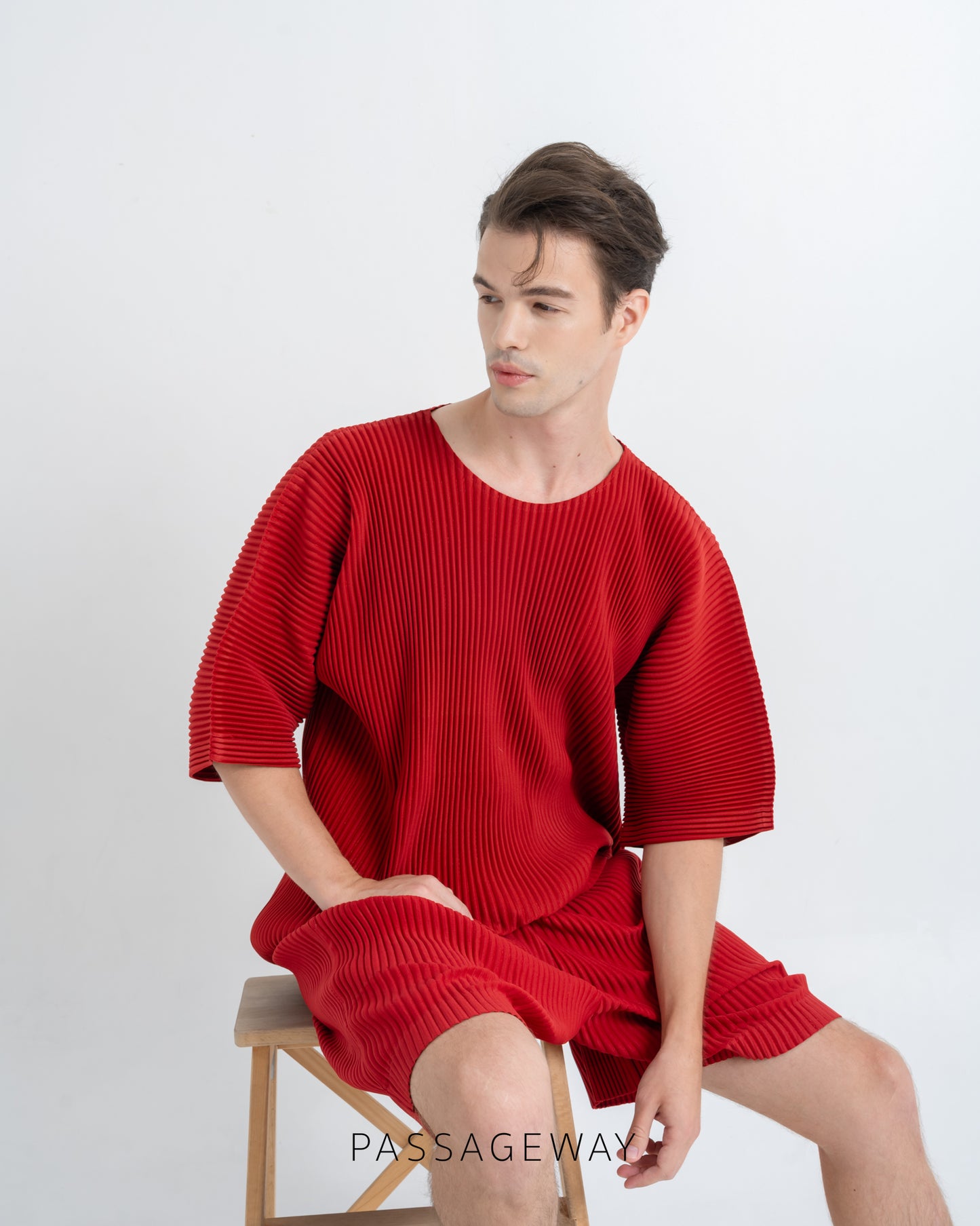 Pleated T-Shirt