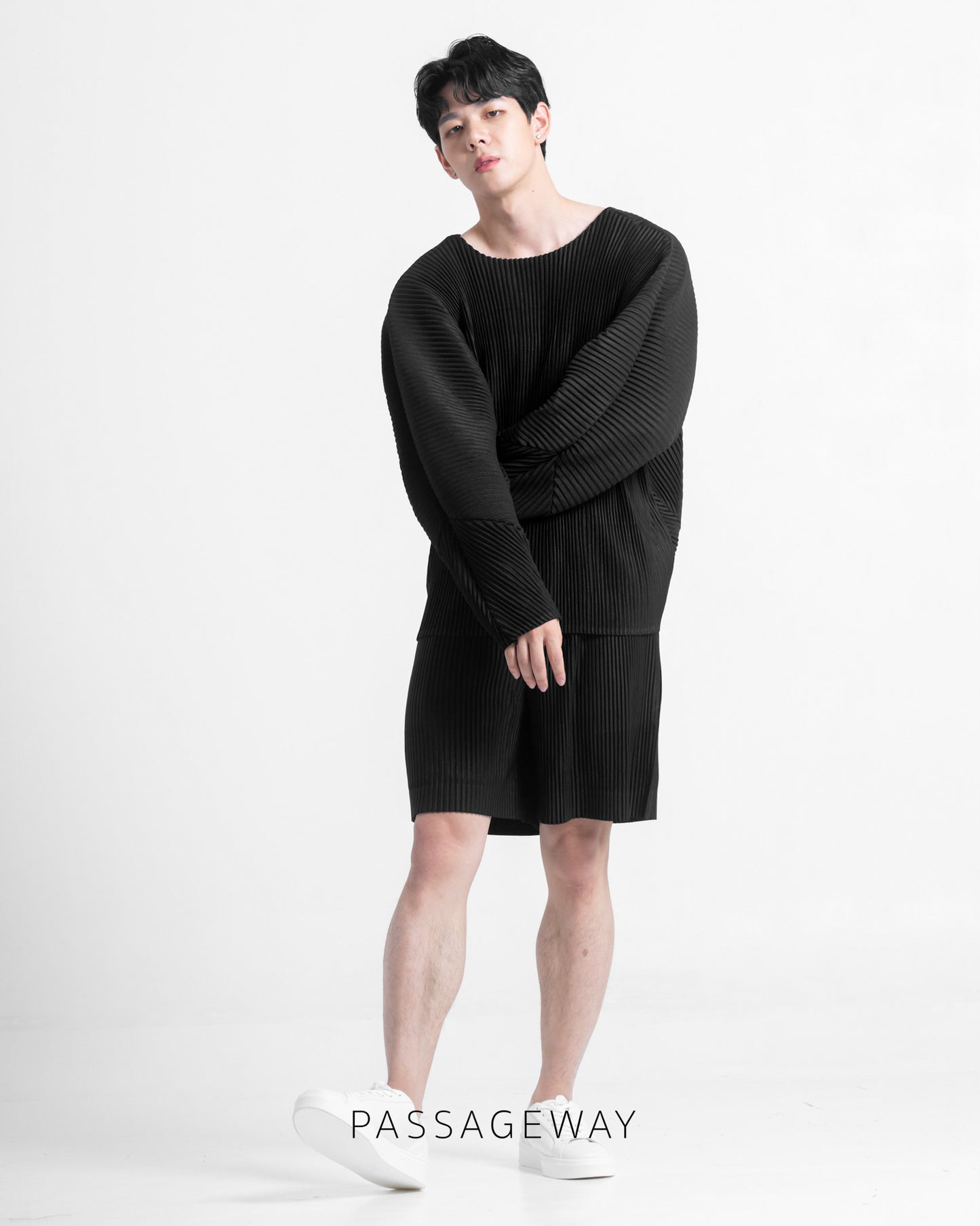 Pleated Sweater