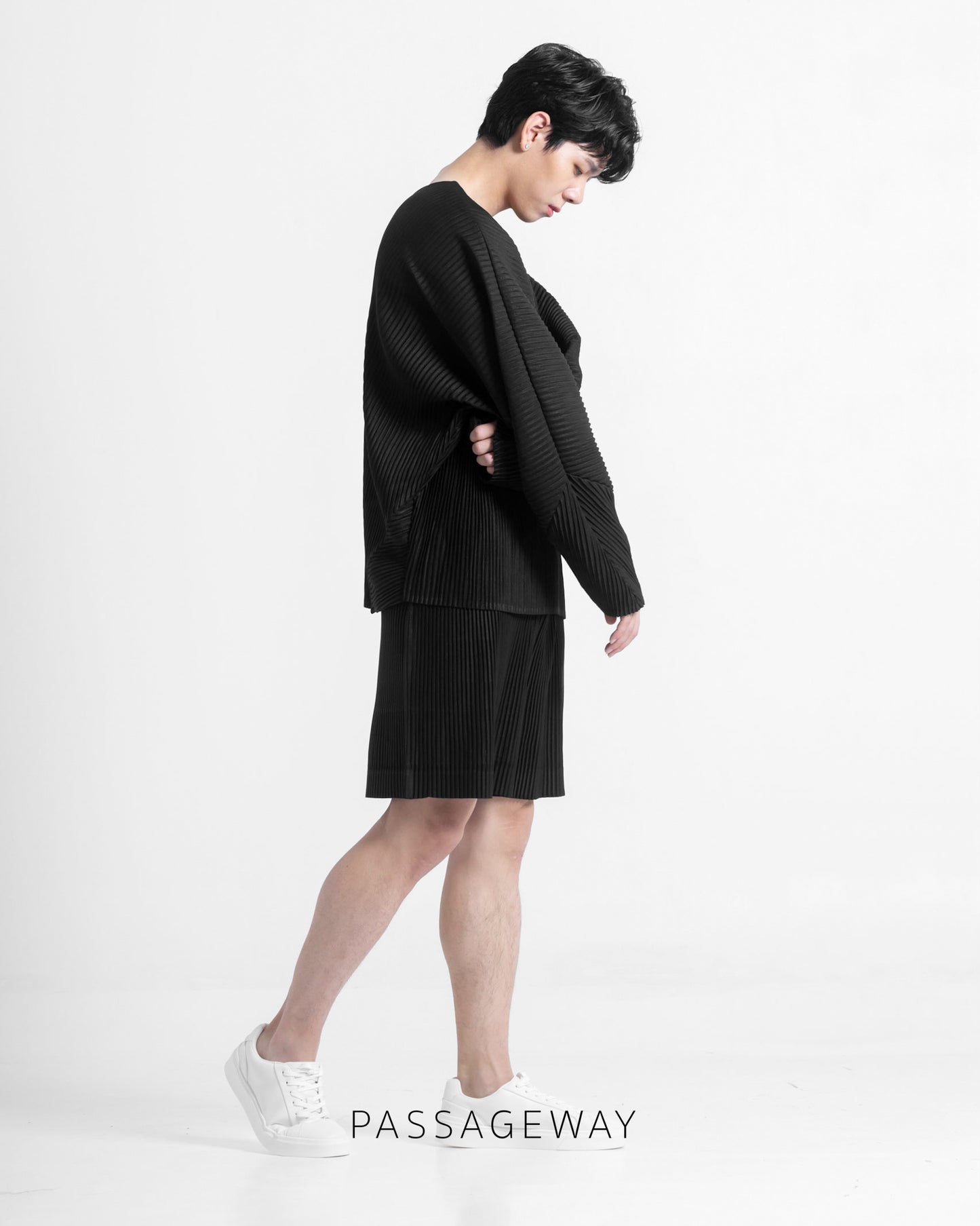 Pleated Sweater