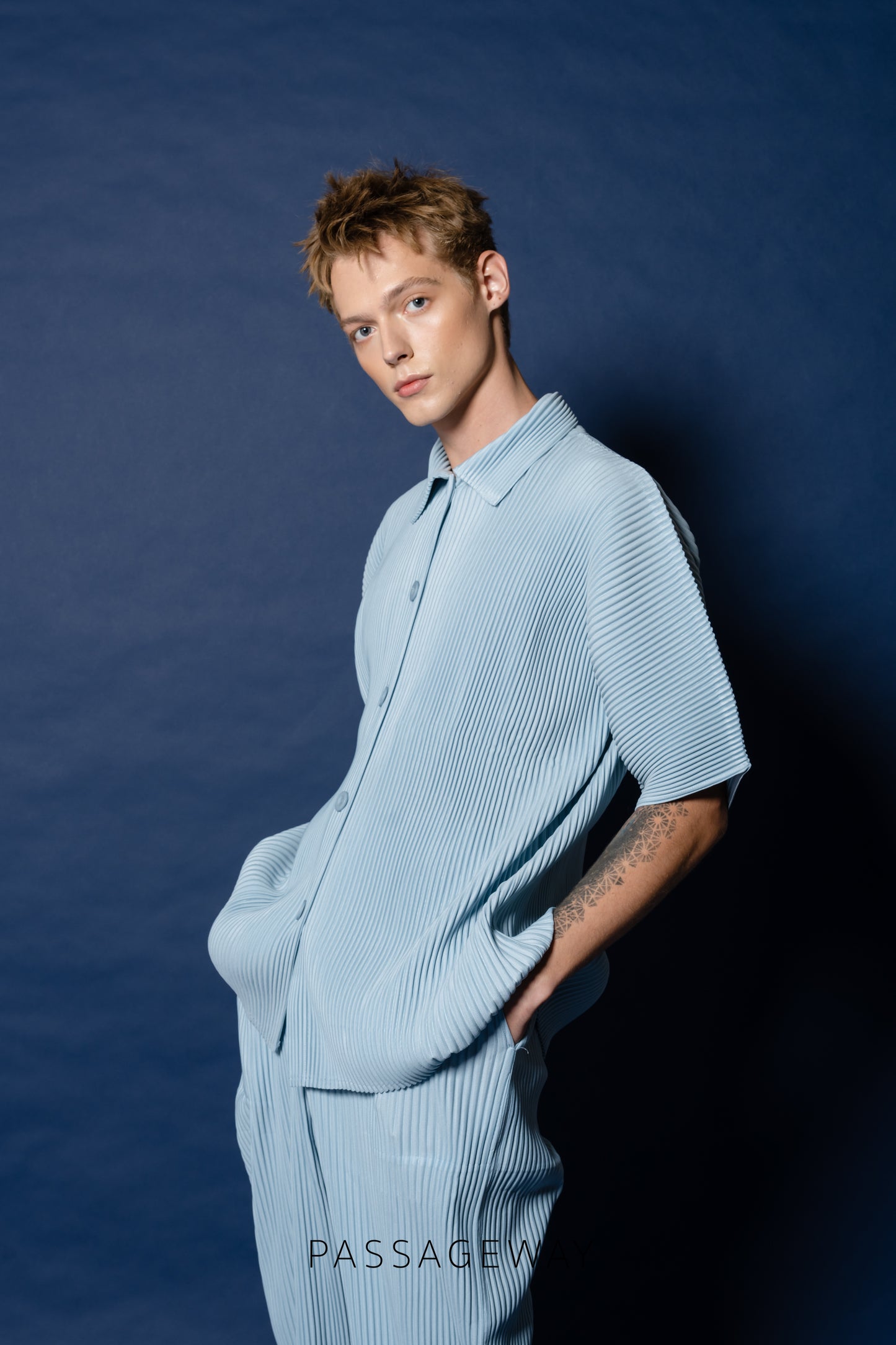 Pleated Shirt