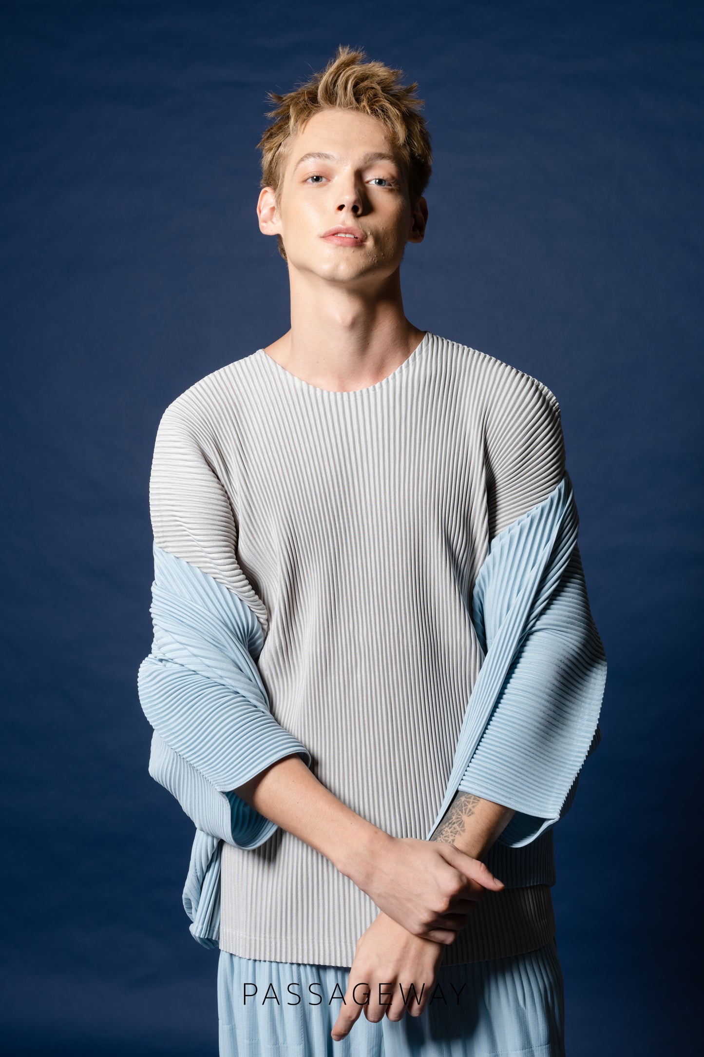 Pleated T-Shirt