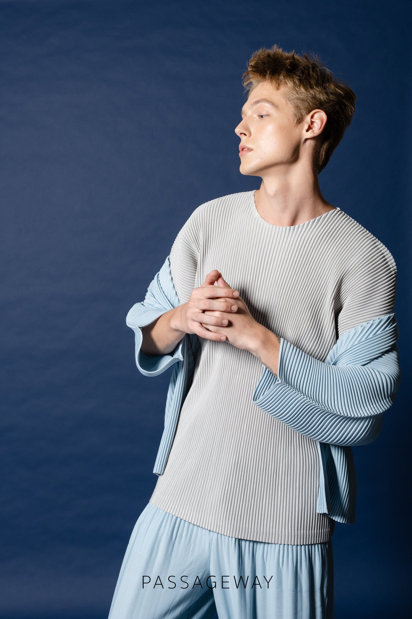Pleated T-Shirt