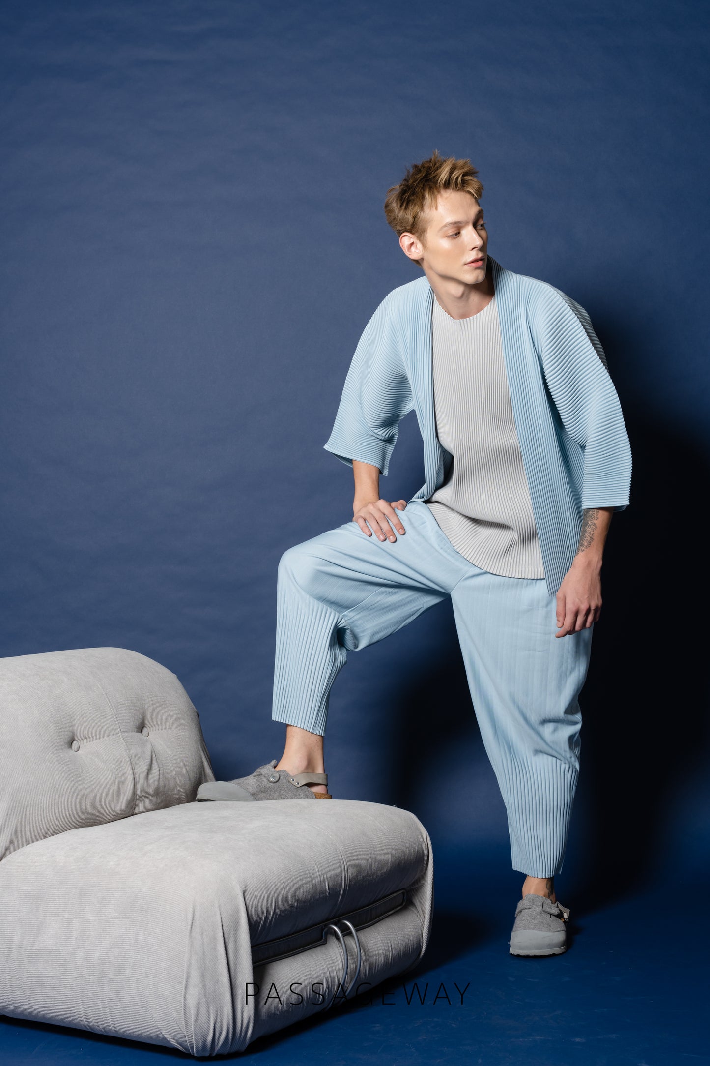 Pleated Harem Trousers