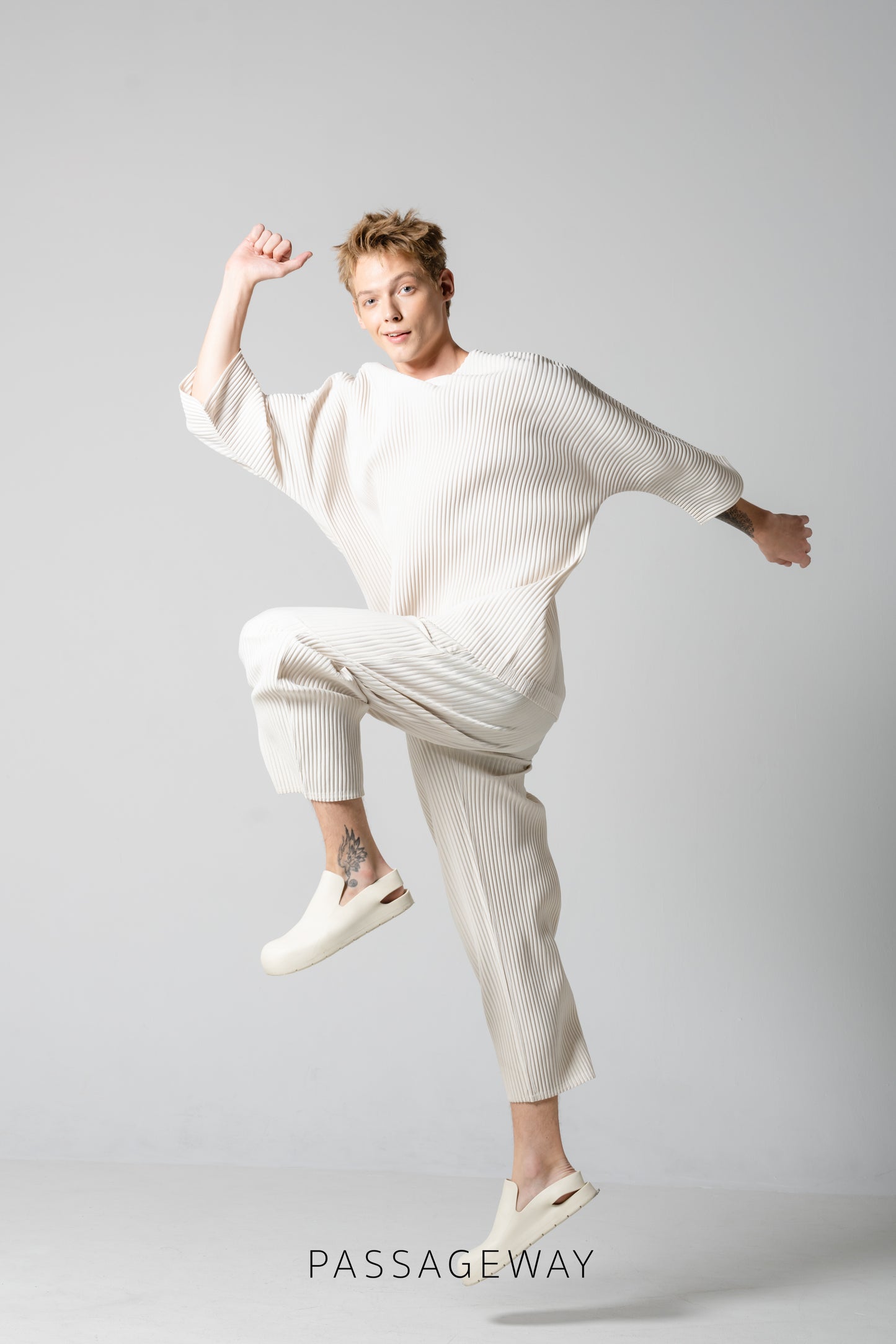 Pleated T-Shirt
