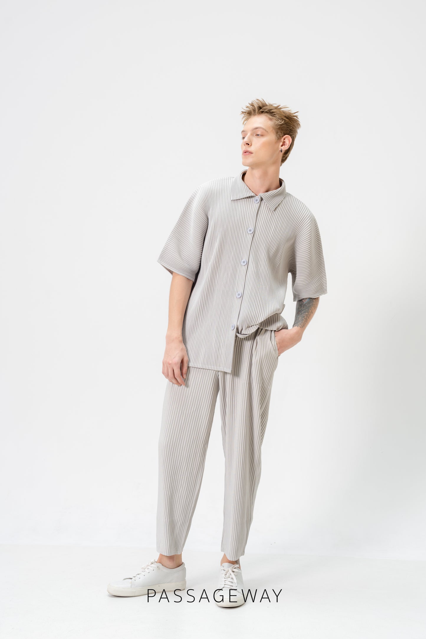 Pleated Shirt