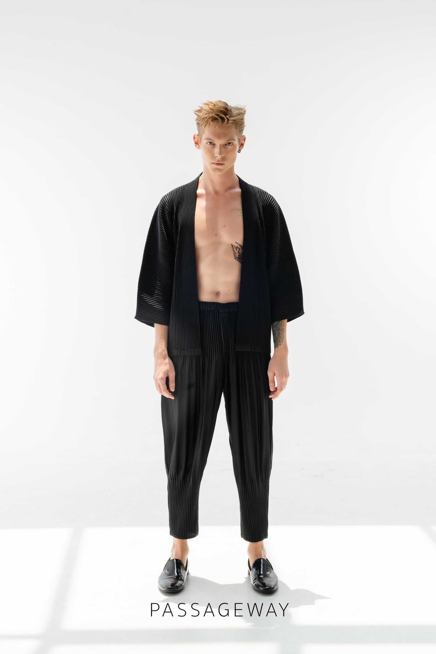 Pleated Harem Trousers