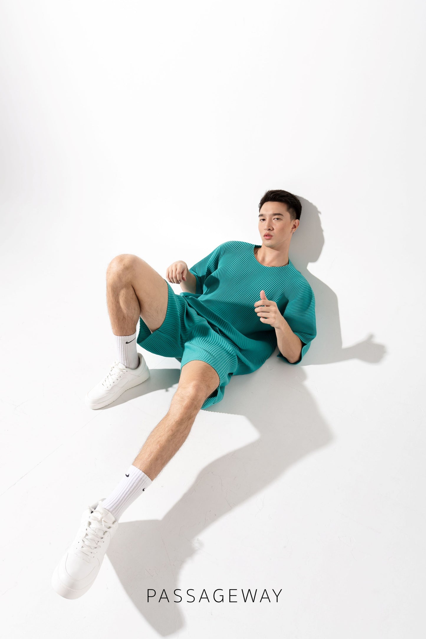 Pleated Shorts