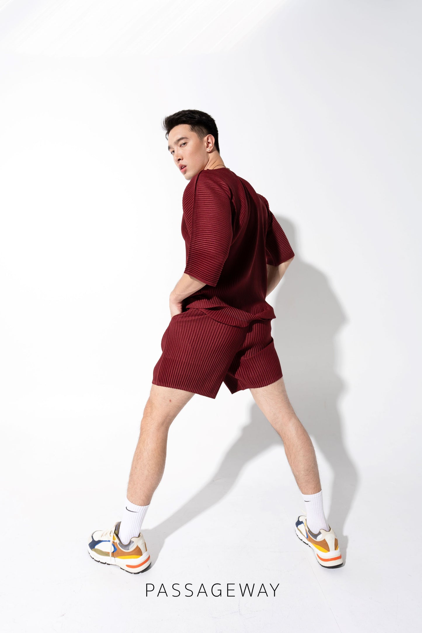 Pleated Shorts